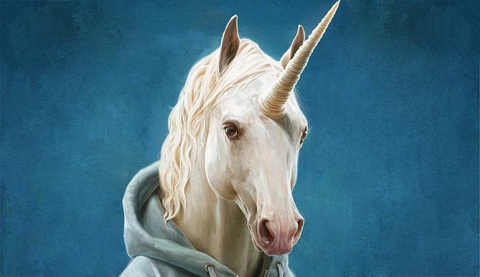 A unicorn